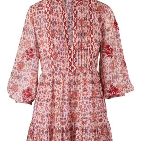 Sachin + Babi Pink and Red Floral Blouse - Picture 1 of 8